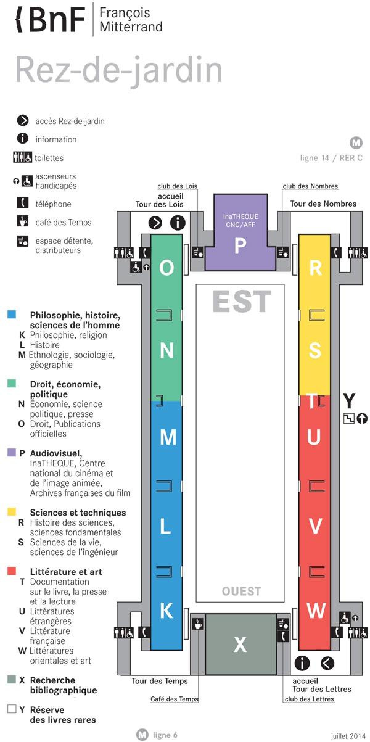 Kart over Bibliothèque nationale de France