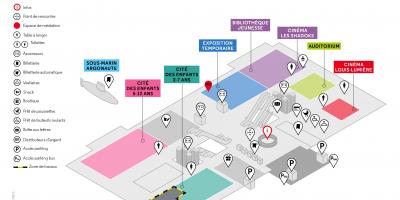 Kart over Cité des Sciences et de l ' industrie