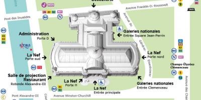 Kart av Grand Palais