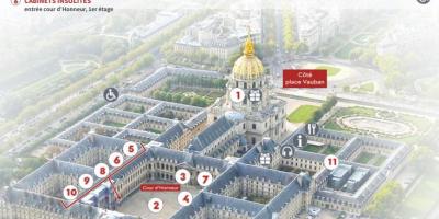 Kart over Hôtel des Invalides