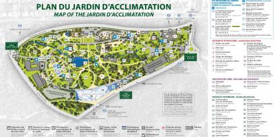 Kart av Jardin d ' Acclimatation