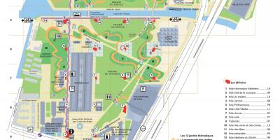 Kart over Parc de la Villette