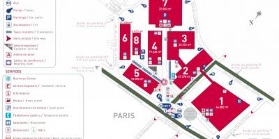 Kart over Paris expo